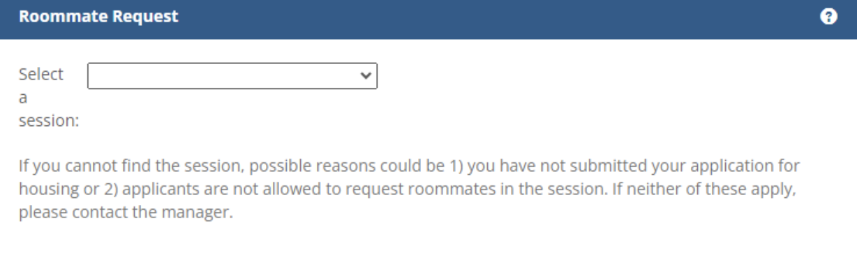 Roommate Request