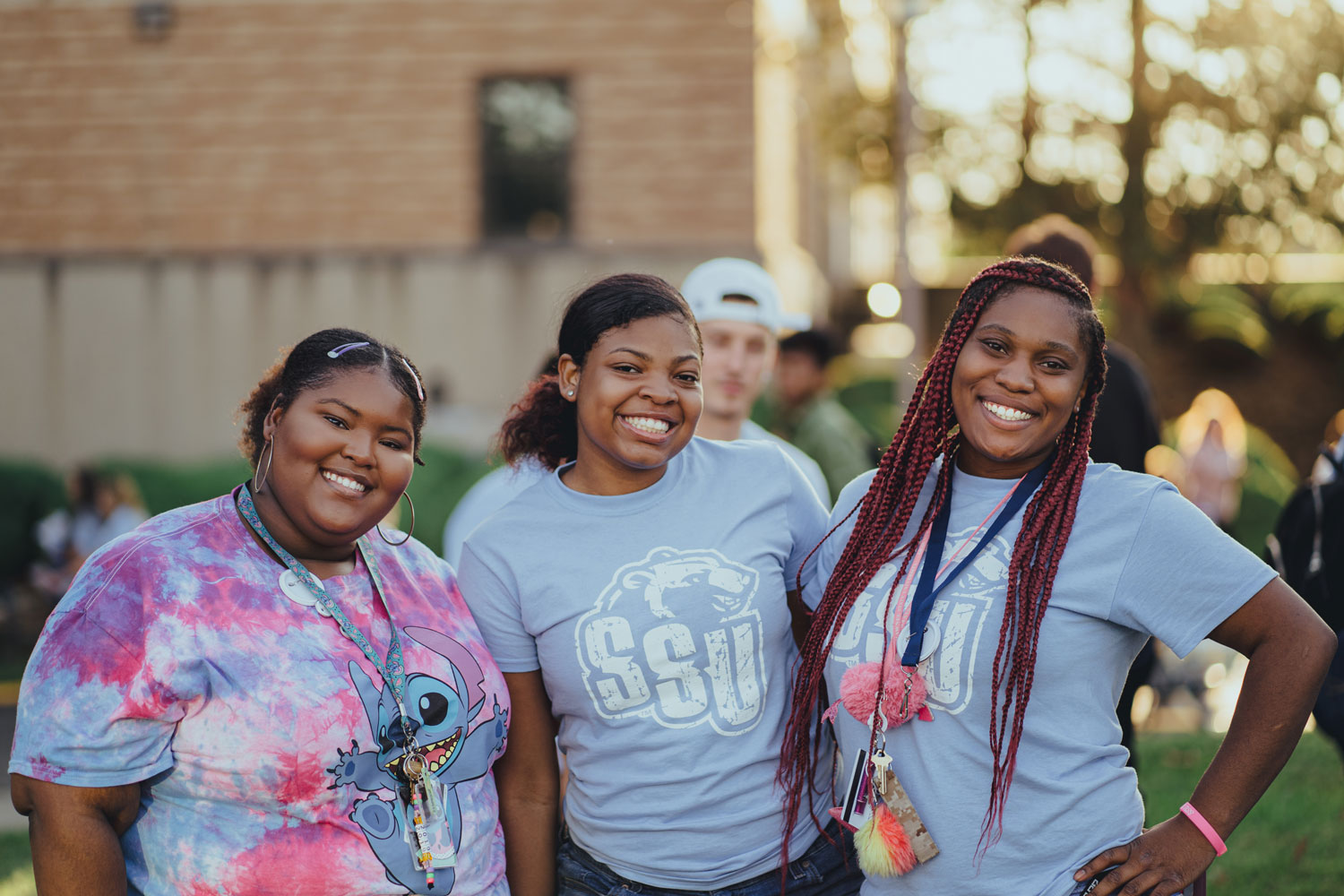 smiling group of students