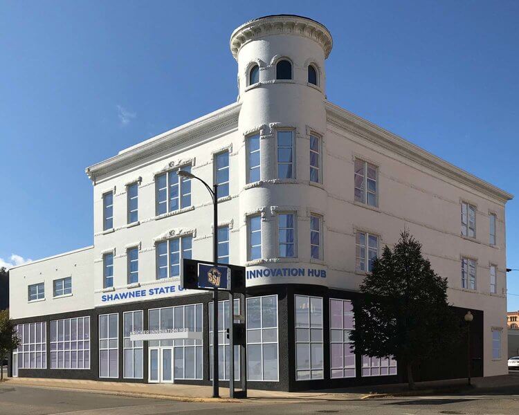 Rendering of Proposed Exterior of Kricker Innovation Hub