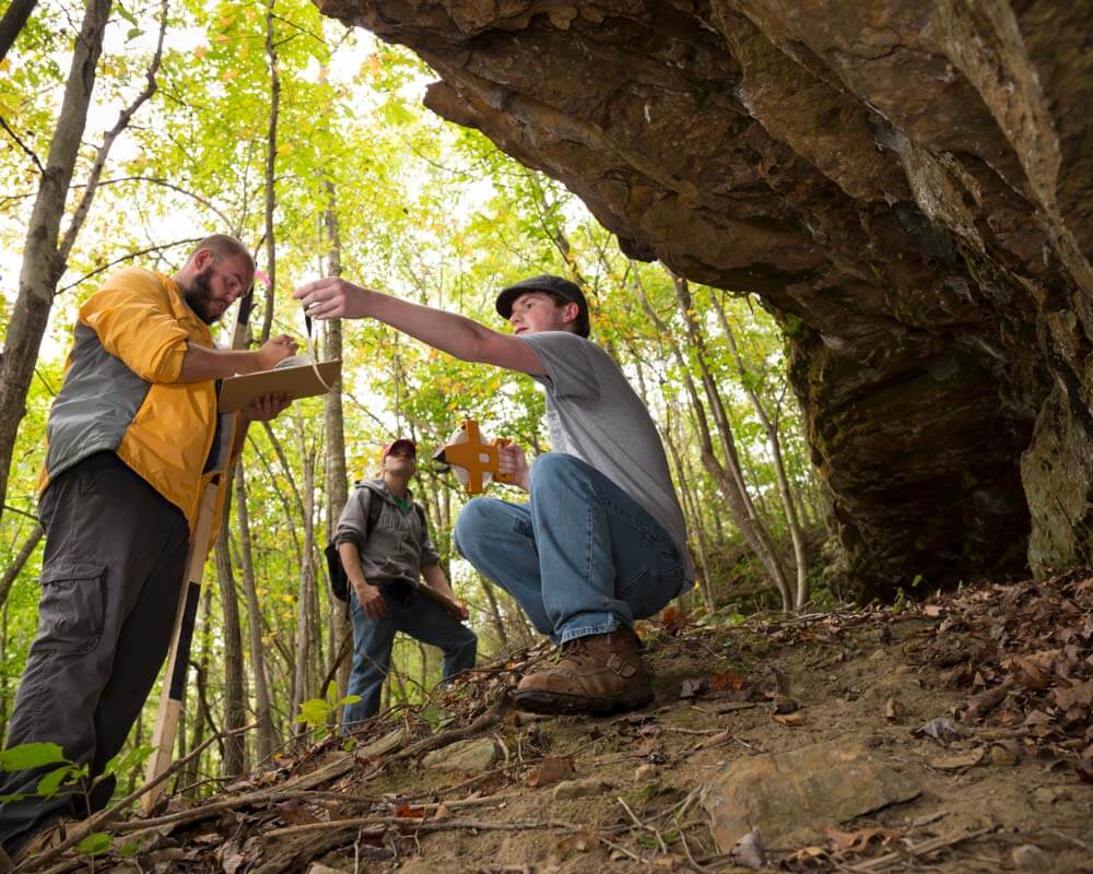 Geology field trip to Shawnee Forest