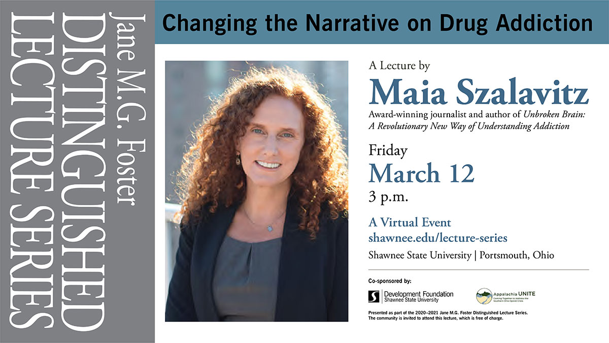 Distinguished Lecture Series Maia Szalavitz