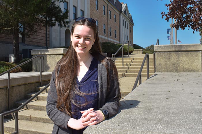 photo of Bethany Smith on campus