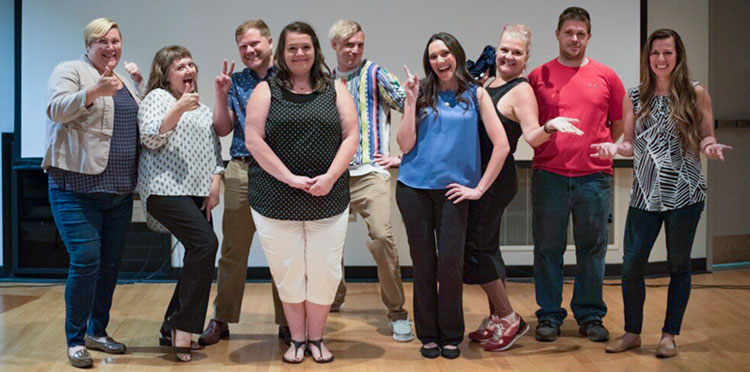 Ignite participants posing for group photo