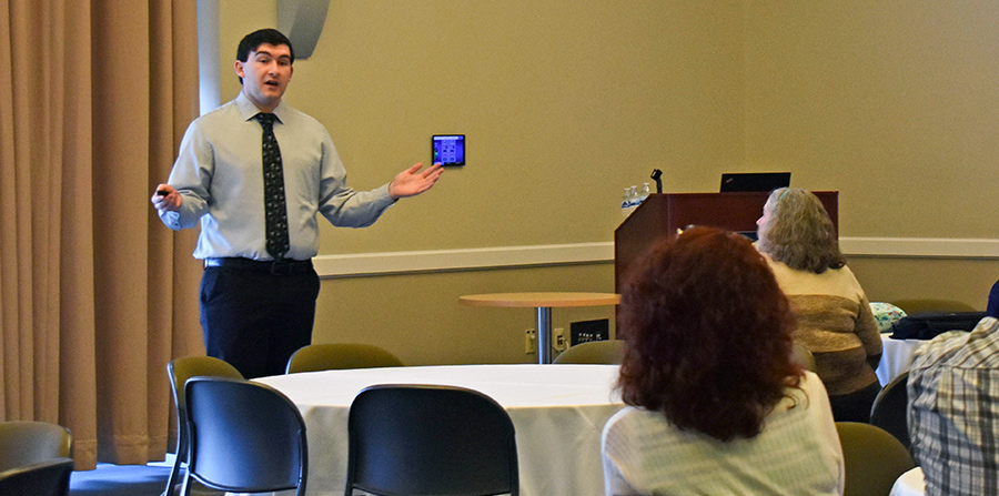 Noah Nichols speaking