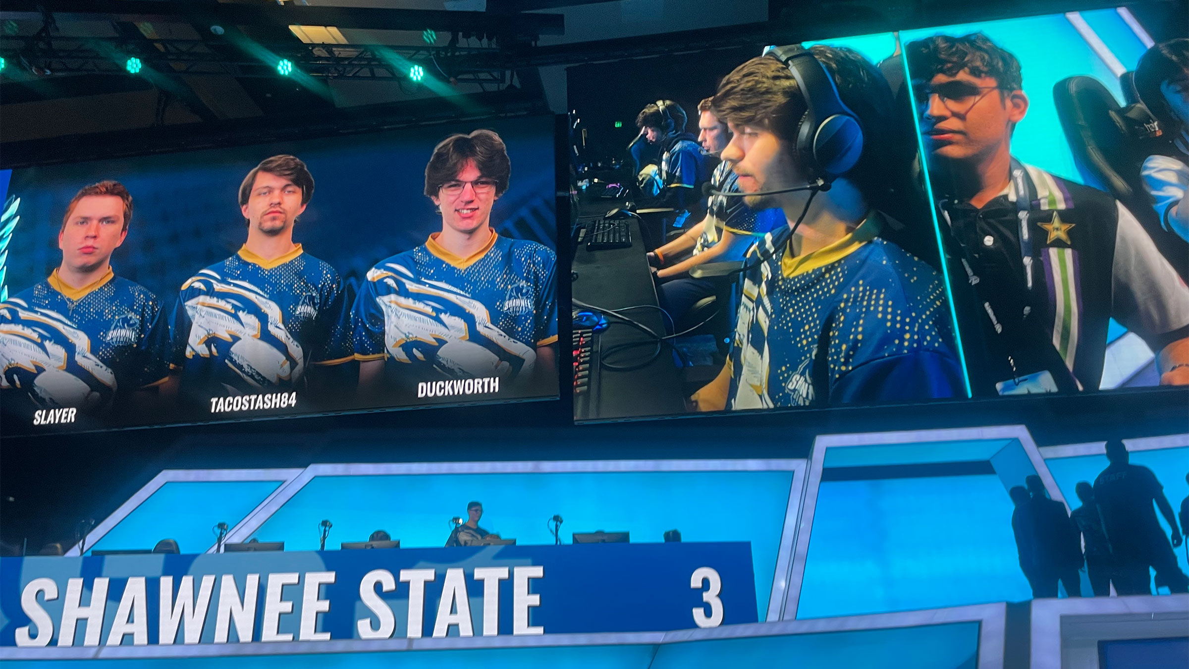 SSU Esports competitors at CECC