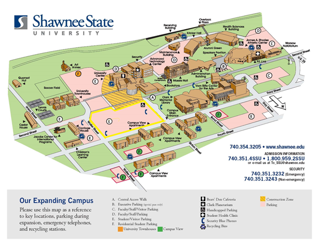 FA 26 SSU campus map