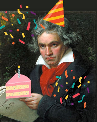 graphic for Beethoven Birthday event