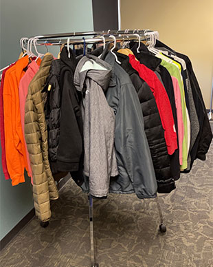 rack of coats