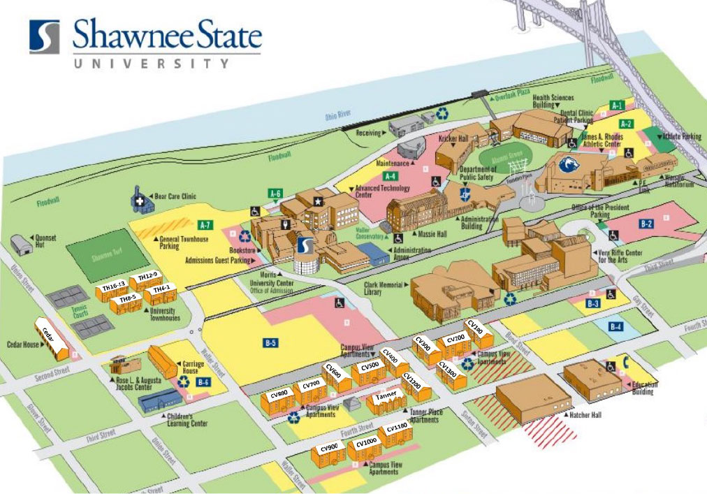 SSU campus housing map
