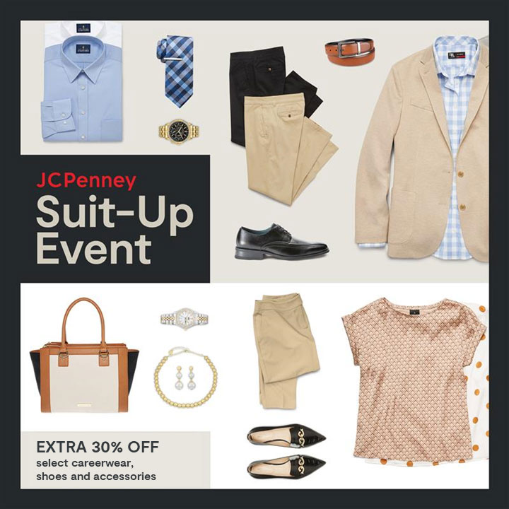 JC Penney Suit Up graphic