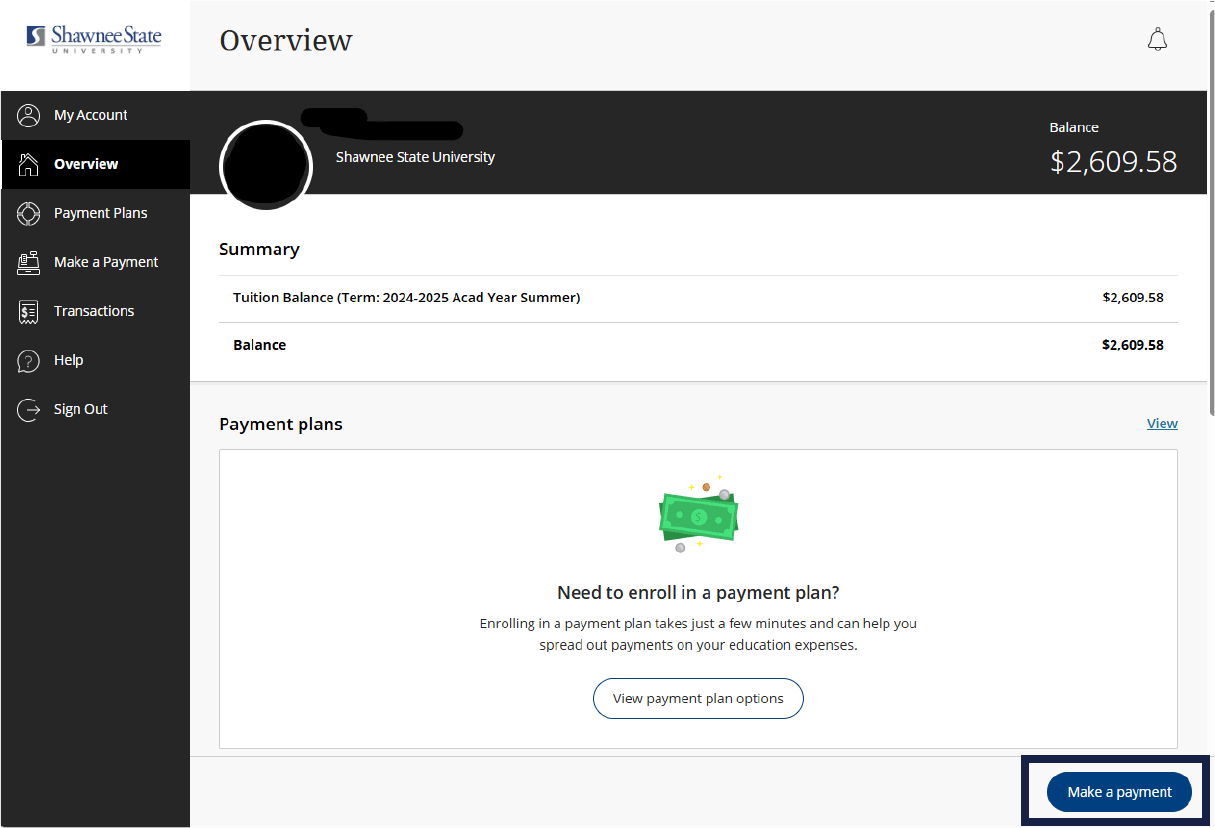 Bill Pay Screenshot