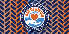 Graphic with the text "Day of Giving"
