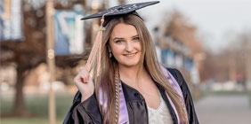 Cameran Noel portrait in Cap and Gown