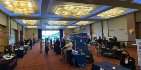 picture of Career Fair in SSU ballroom