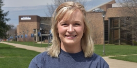 photo of Jana Stockham on campus