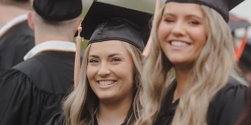 photo of students at graduation ceremony