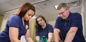 photo of EMT training