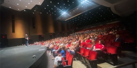 Gerry Brooks on stage