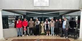 Members of Shawnee State University’s fraternity Tau Kappa Epsilon (TKE) at the Regional Leadership Conference (RLC) in Chicago, Illinois