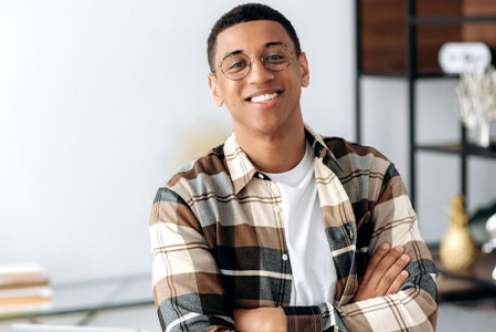 picture of young man smiling