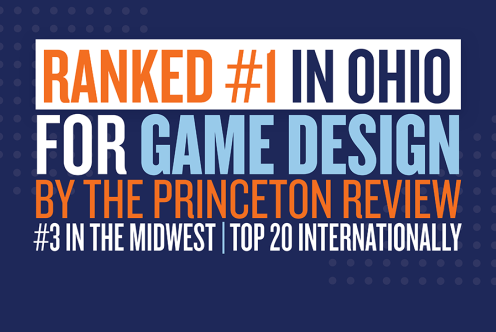 Ranked #1 in Ohio for Game Design by Princeton Review